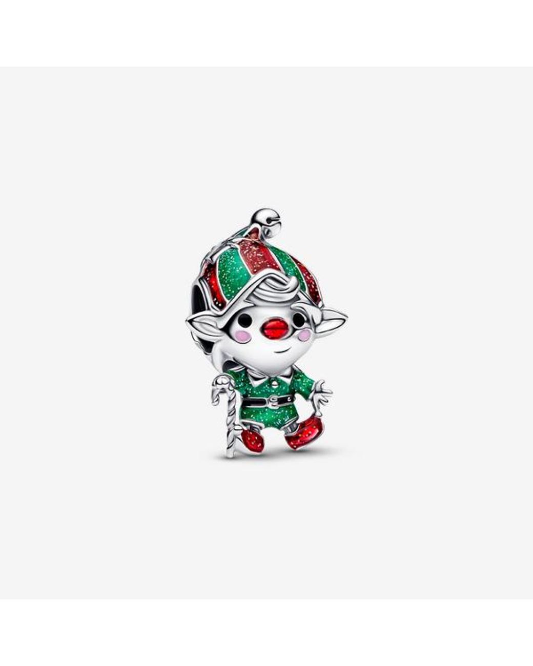 Pandora White Moveable Elf Charm
