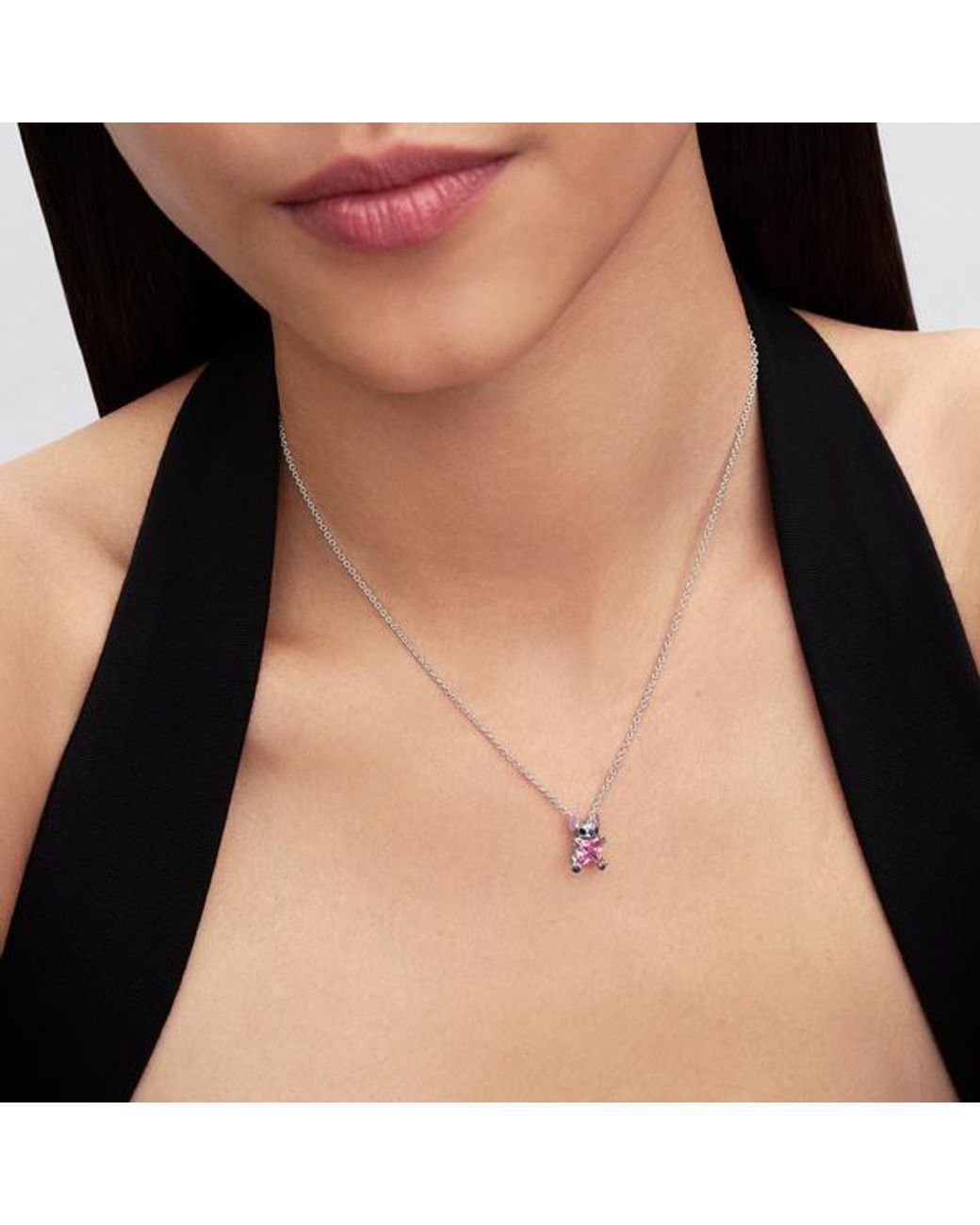 Pandora Metallic Disney Stitch Collier Necklace