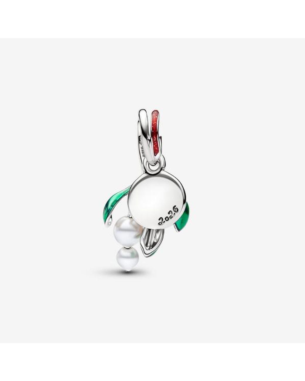 Pandora Blue Mistletoe Dangle Charm