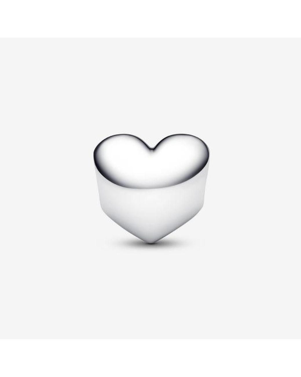 Pandora Metallic Engravable March Birthstone Heart Charm