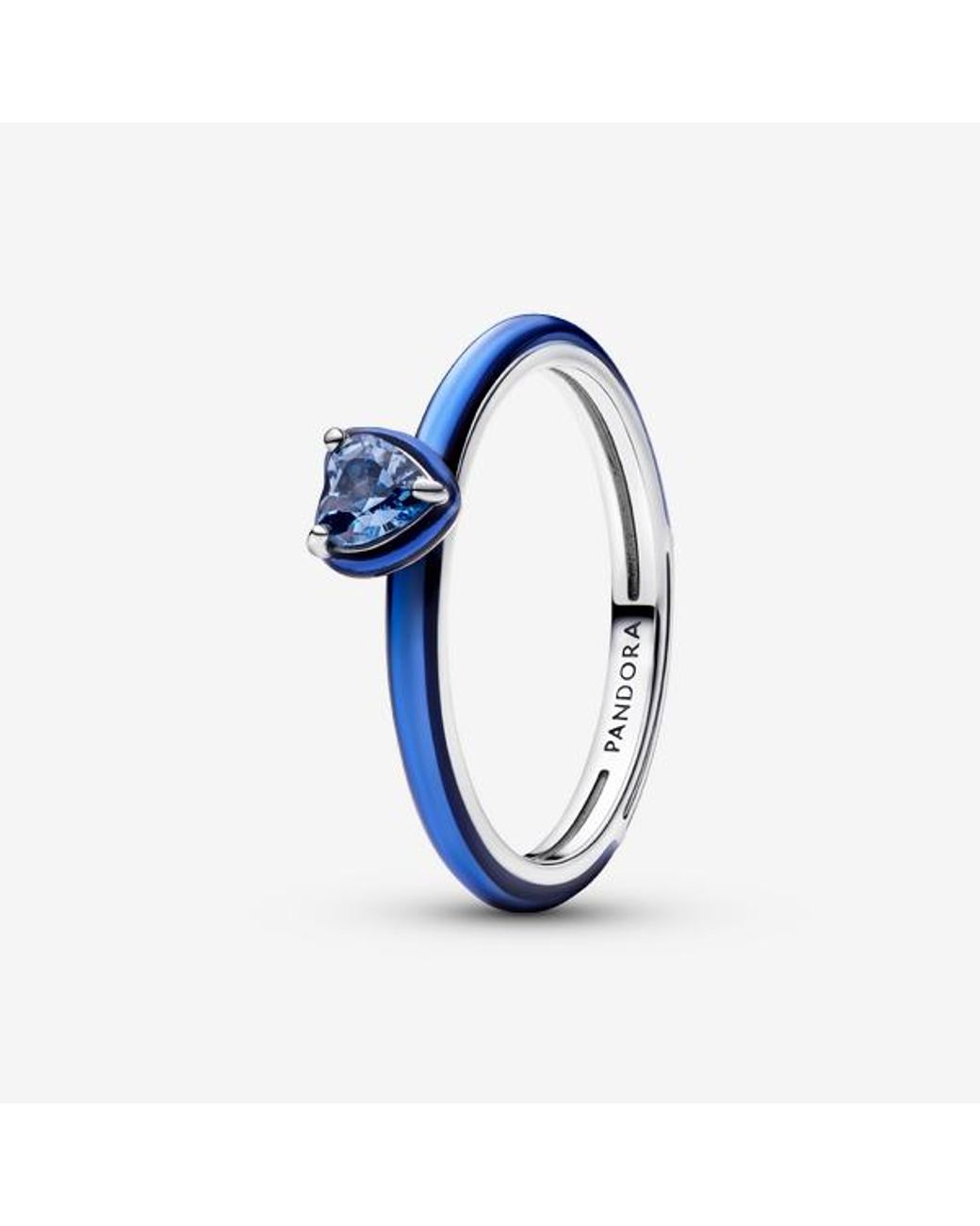 Pandora Blue Chakra Heart Ring