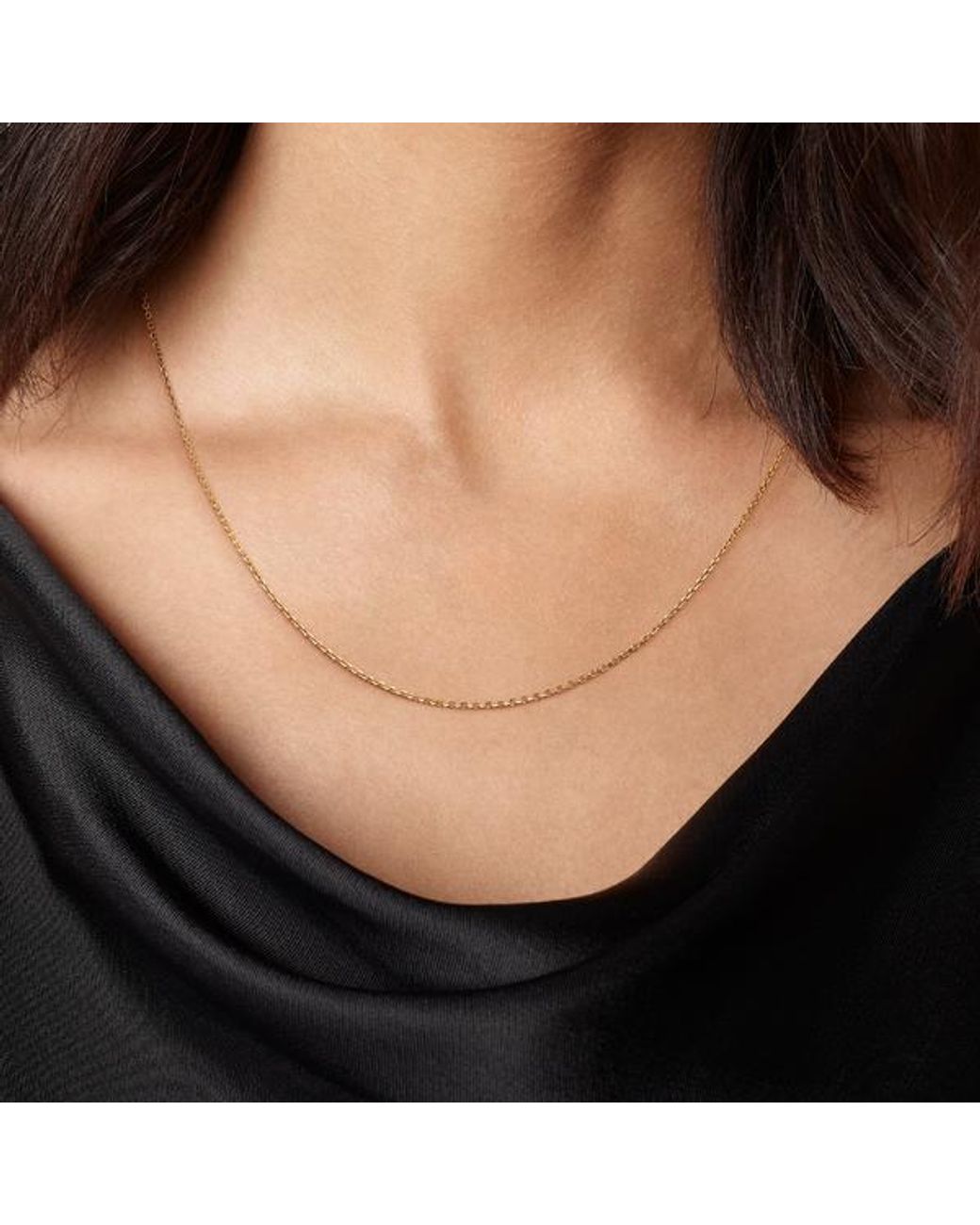 Pandora Metallic Talisman 14K Cable Chain Necklace