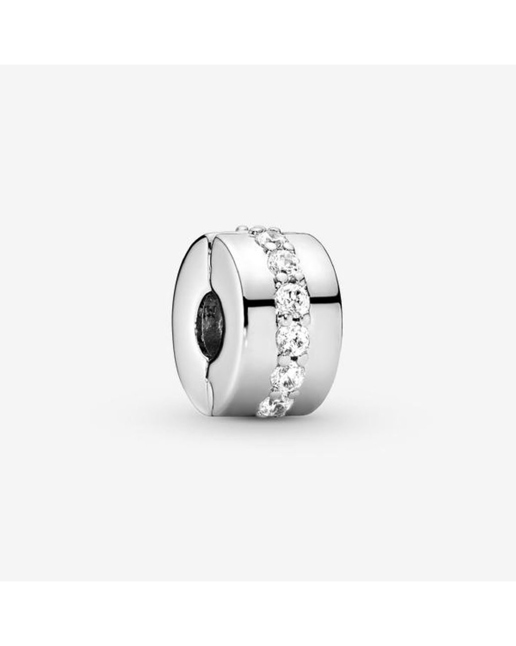 Pandora Multicolor Sparkling Row Clip Charm