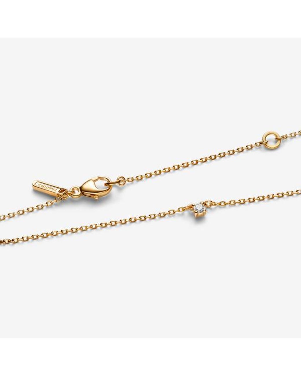 Pandora Metallic Era Lab-Grown Diamond Pendant Necklace