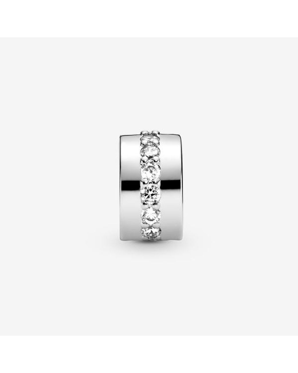 Pandora Multicolor Sparkling Row Clip Charm