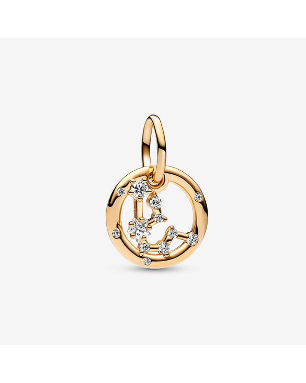 Pandora Metallic Aquarius Zodiac Dangle Charm