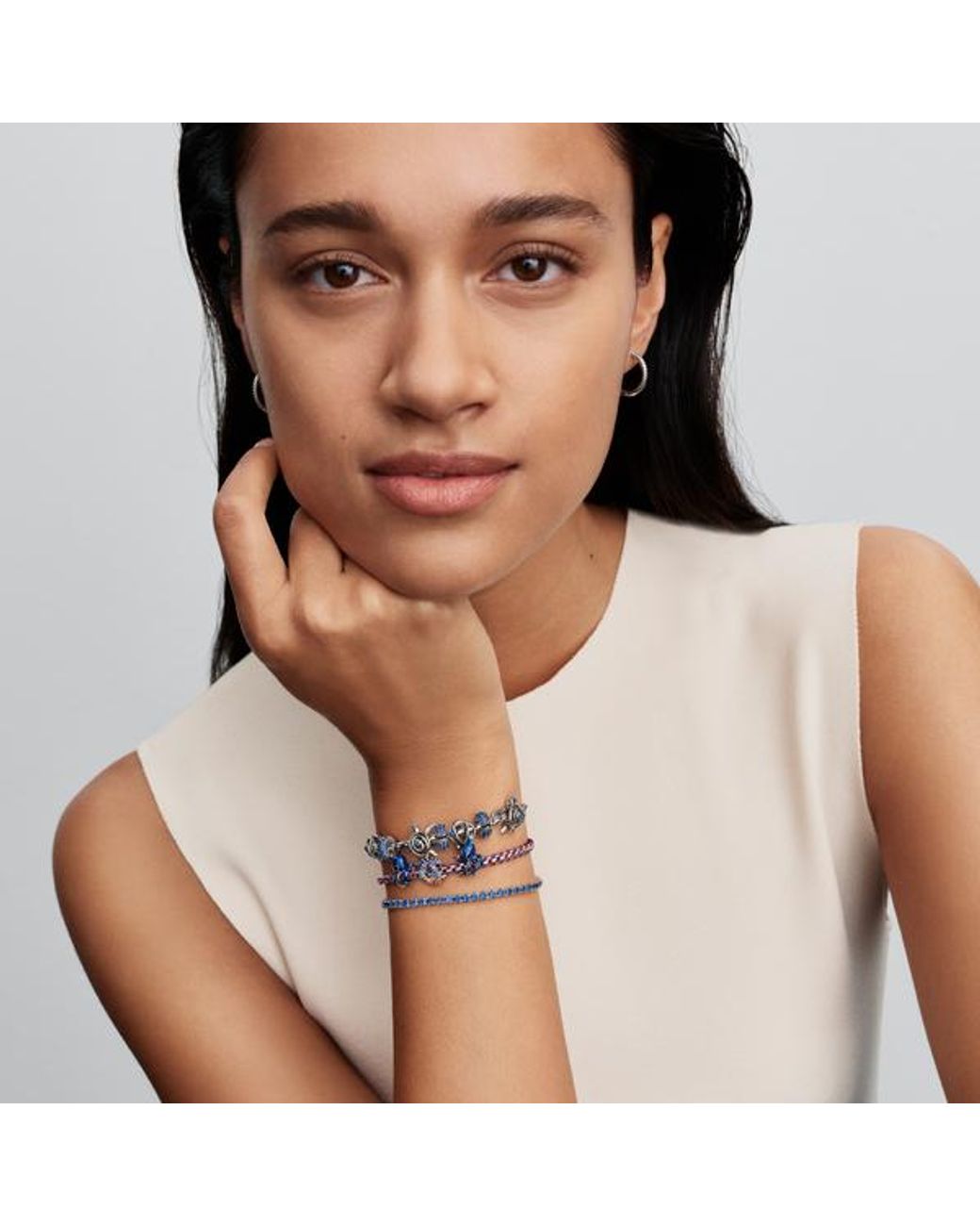Pandora Blue Openwork Shell Charm
