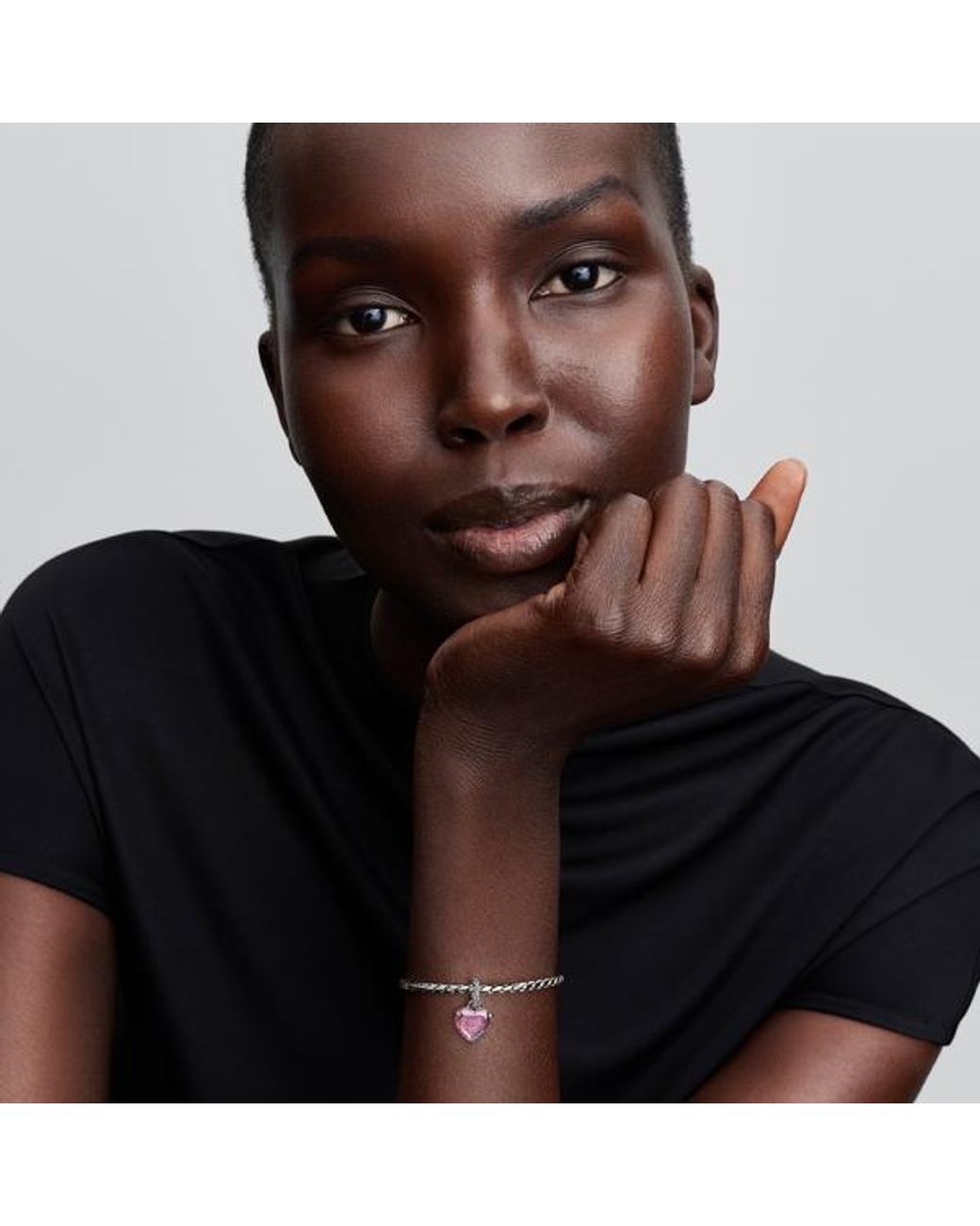 Pandora Pink I Love You Mom Dangle Charm