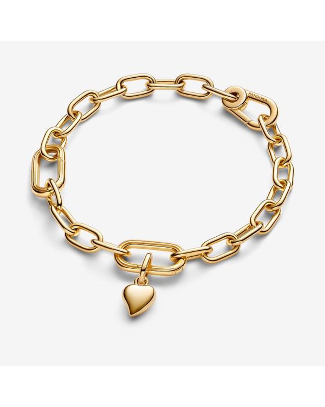Pandora Metallic Heart Mini Dangle Charm