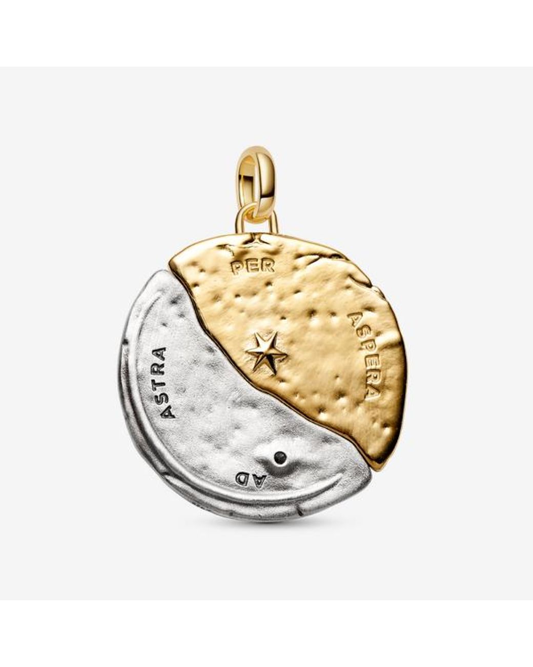 Pandora Metallic Sun & Moon Oversized Medallion Charm
