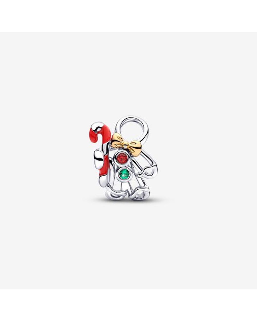Pandora White Gingerbread Openwork Charm