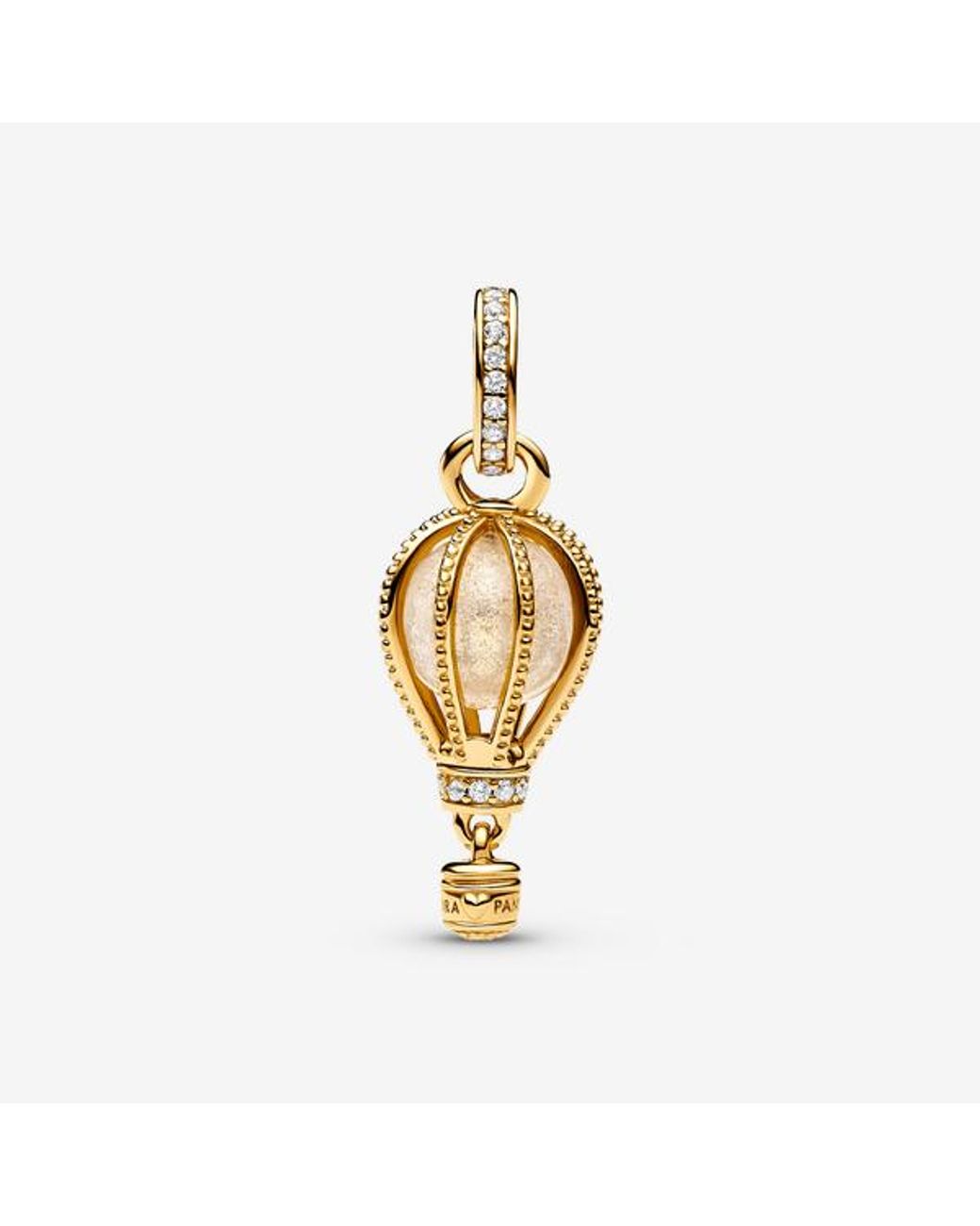 Pandora Metallic Sparkling Hot Air Balloon Dangle Charm