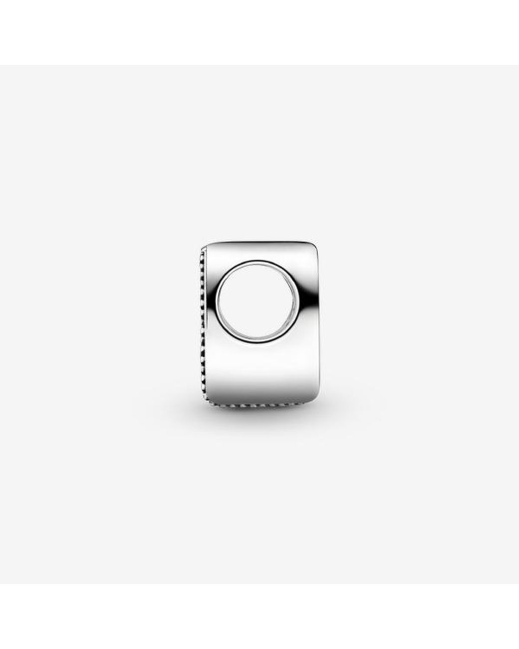 Pandora Black Letter W Alphabet Charm