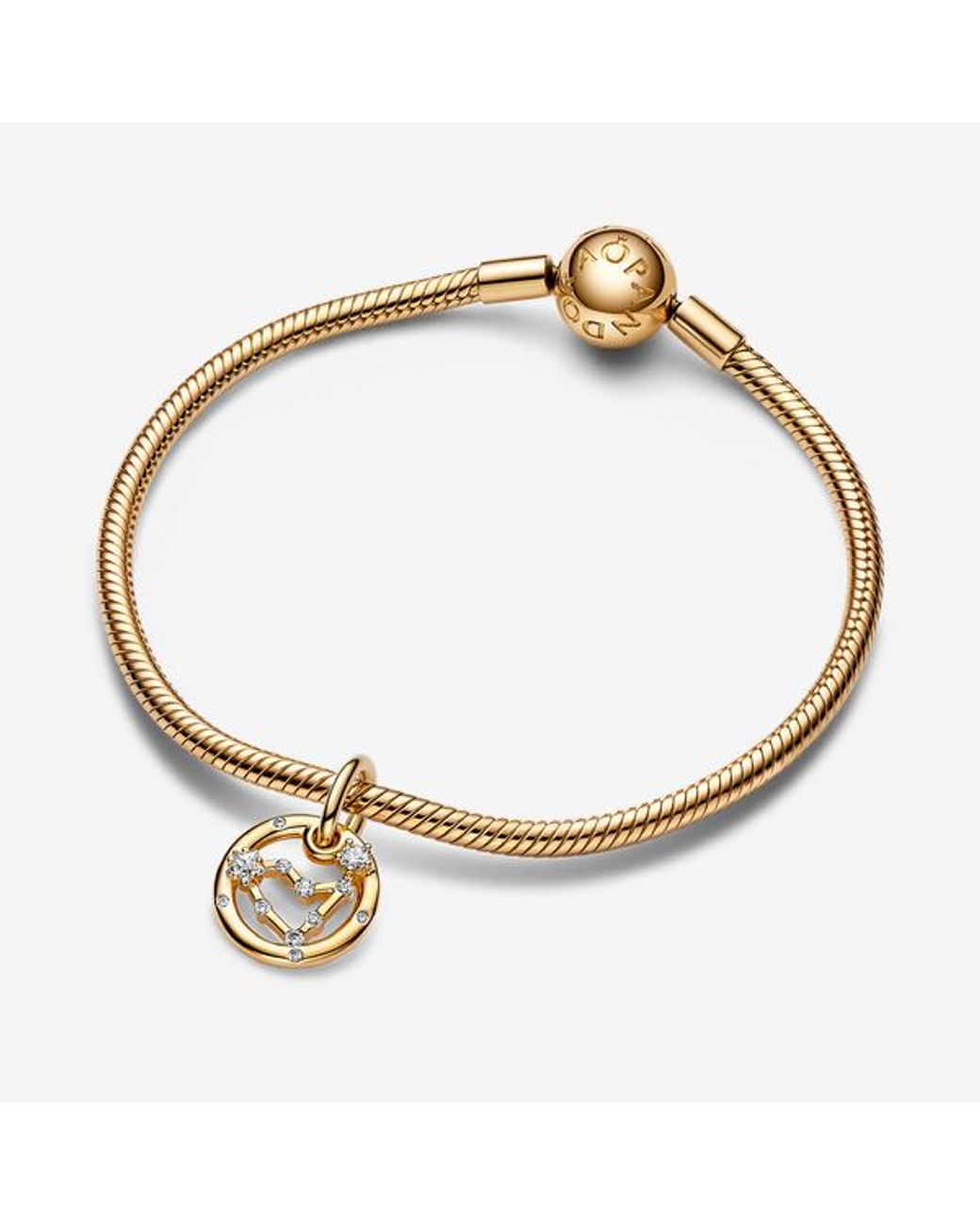 Pandora Metallic Capricorn Zodiac Dangle Charm