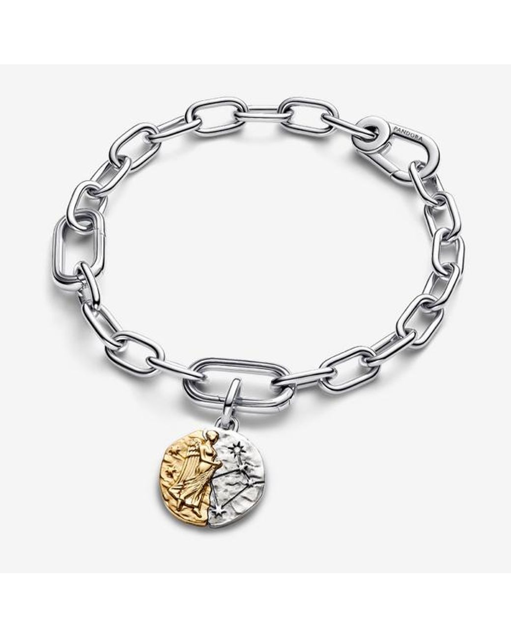 Pandora Metallic Virgo Zodiac Medallion Charm