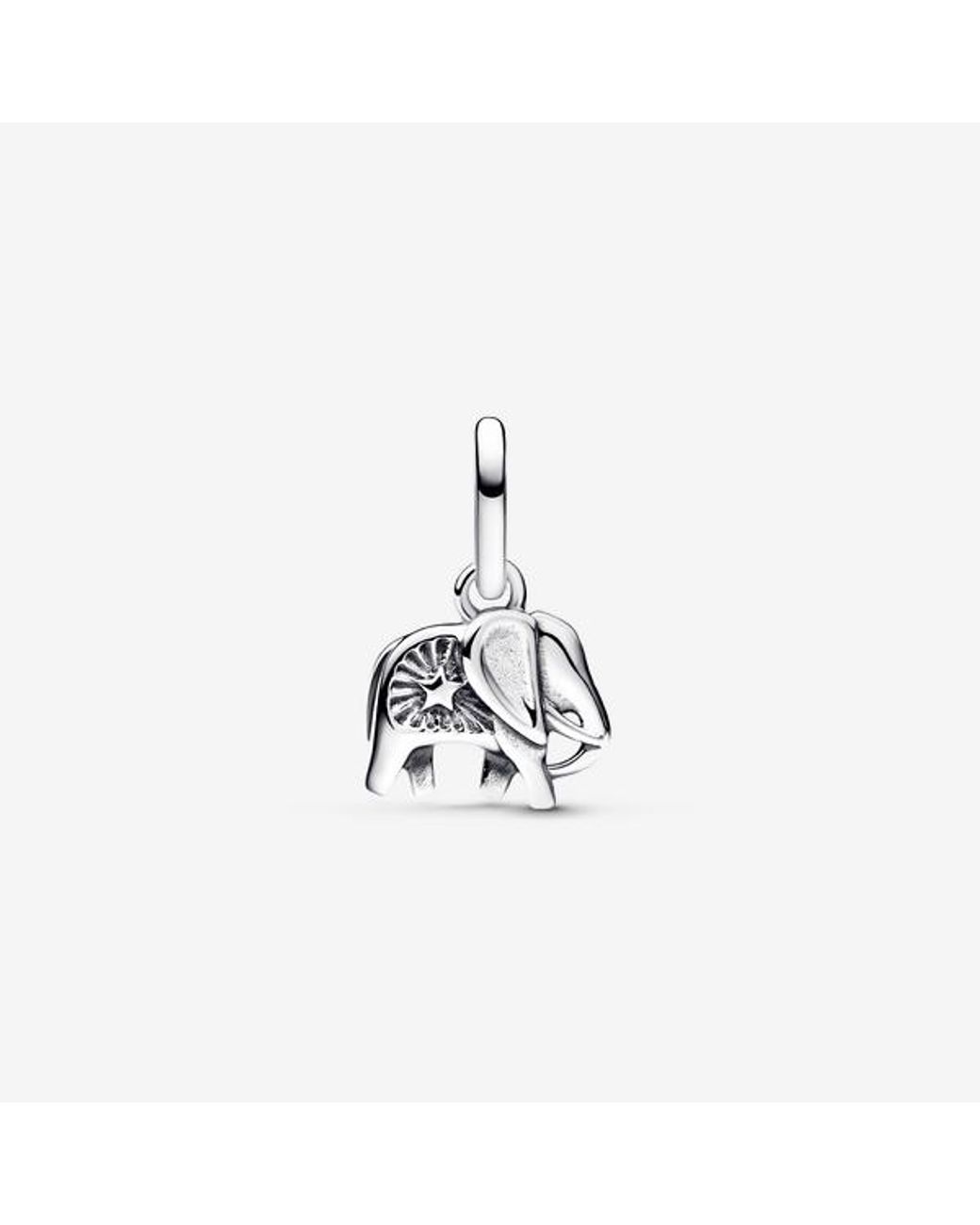 Pandora Blue Coloured Elephant Mini Dangle Charm
