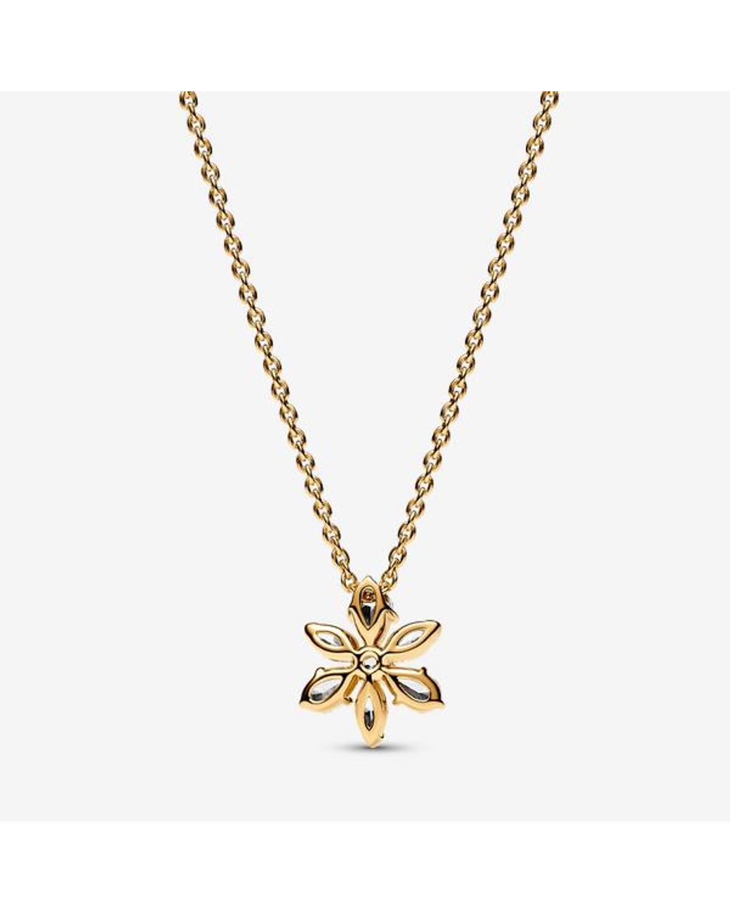 Pandora Metallic Sparkling Herbarium Cluster Pendant Necklace