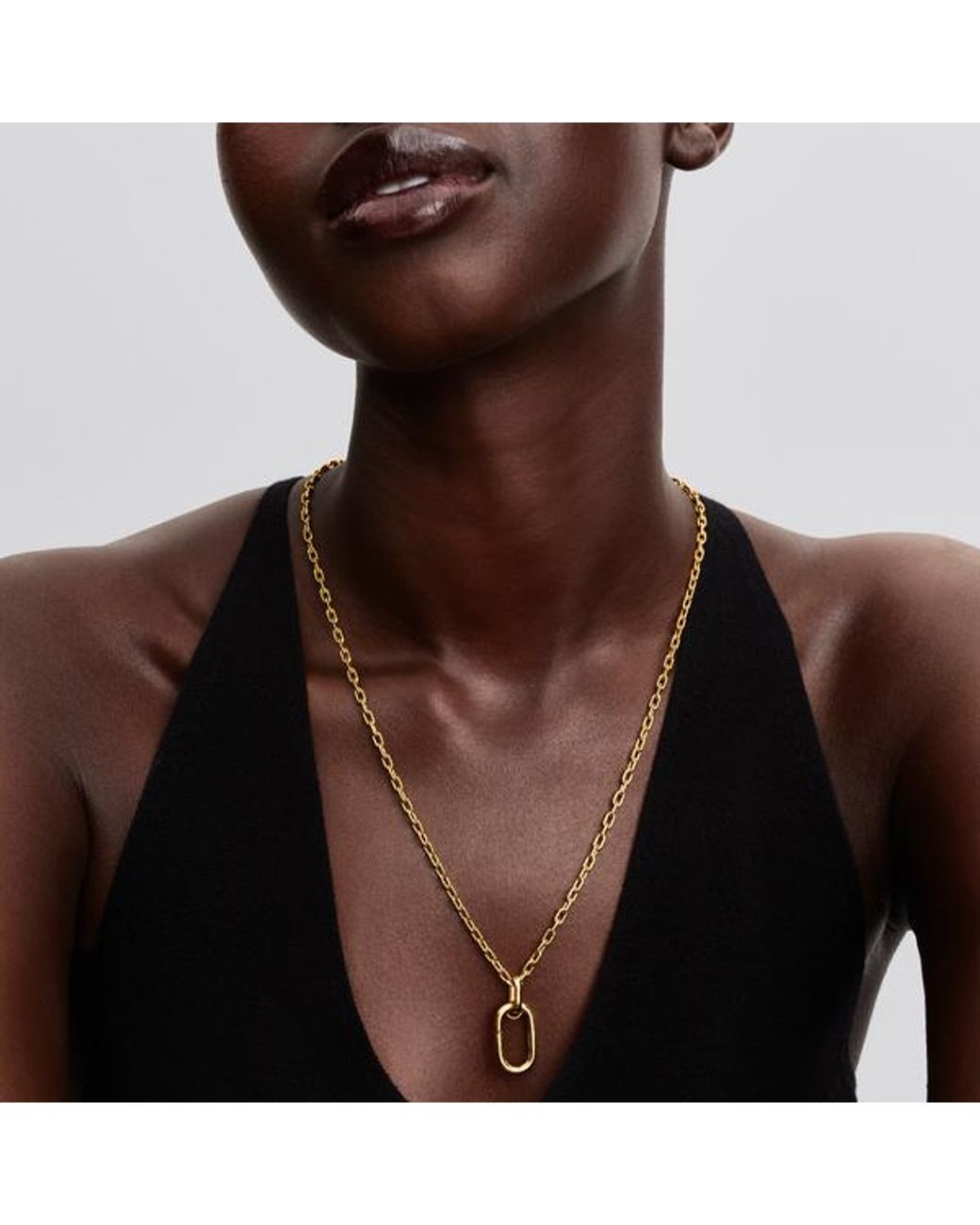 Pandora Metallic Openable Large Link Chain Necklace