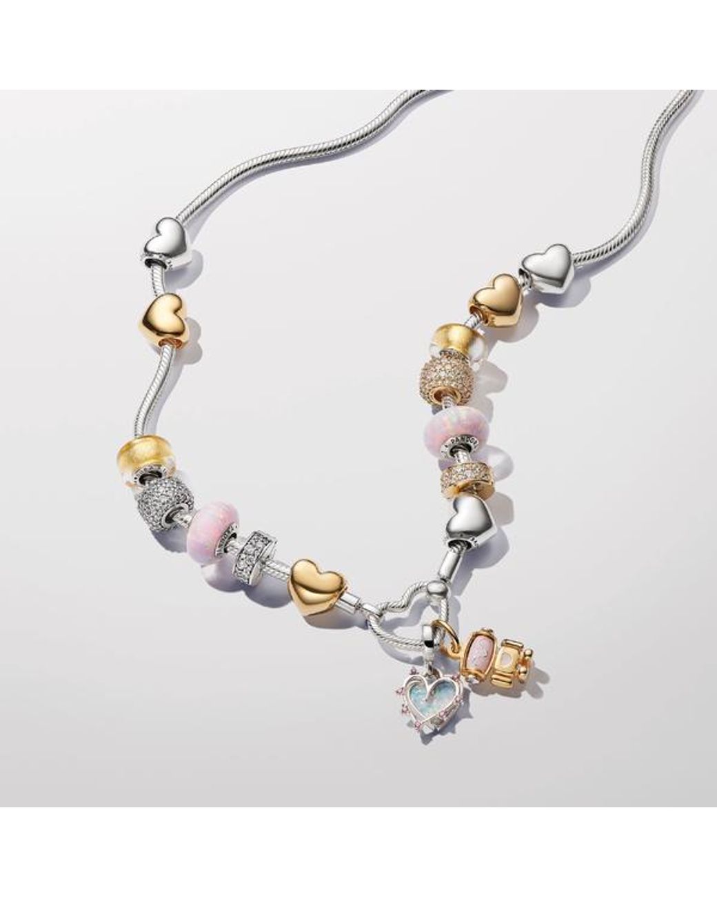 Pandora White Stunning Jewelry - Gift For - Made With Sterling Silver & Cubic