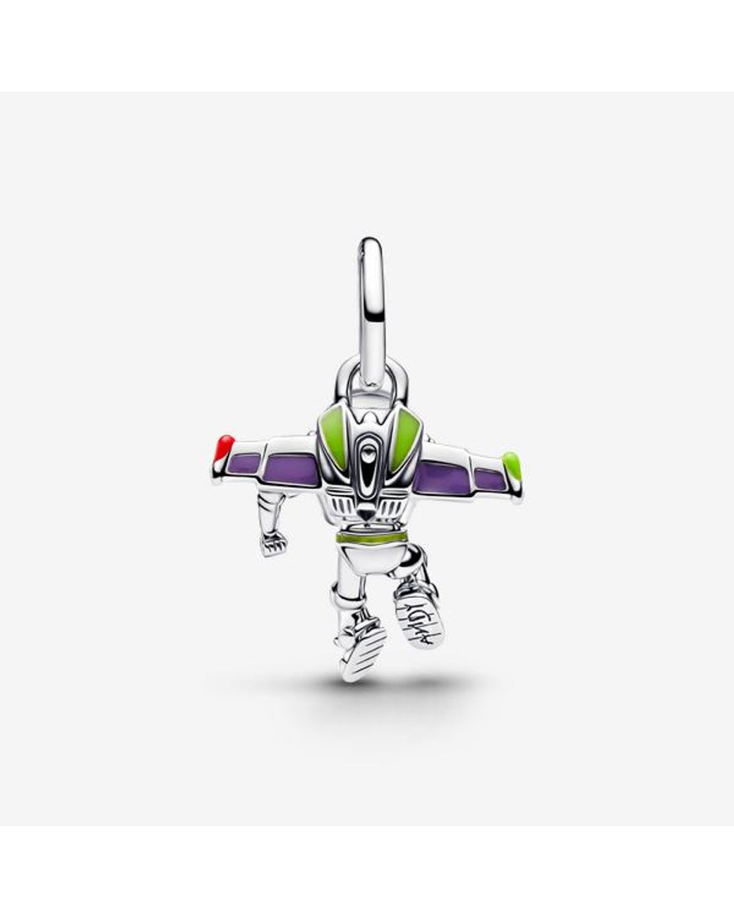 Pandora White Disney Pixar Buzz Lightyear Dangle Charm