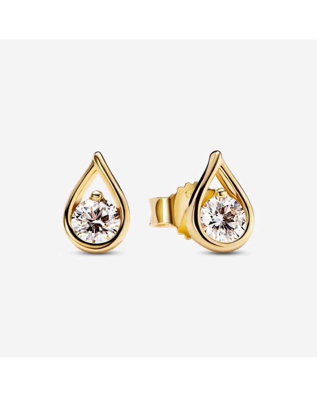 Pandora Metallic Infinite 14K Lab-Grown Diamond Earrings
