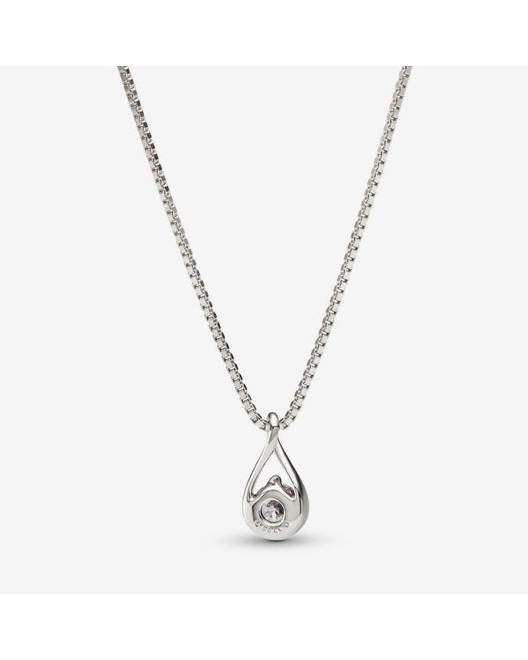 Pandora Metallic Infinite 14K Lab-Grown Diamond Pendant Necklace