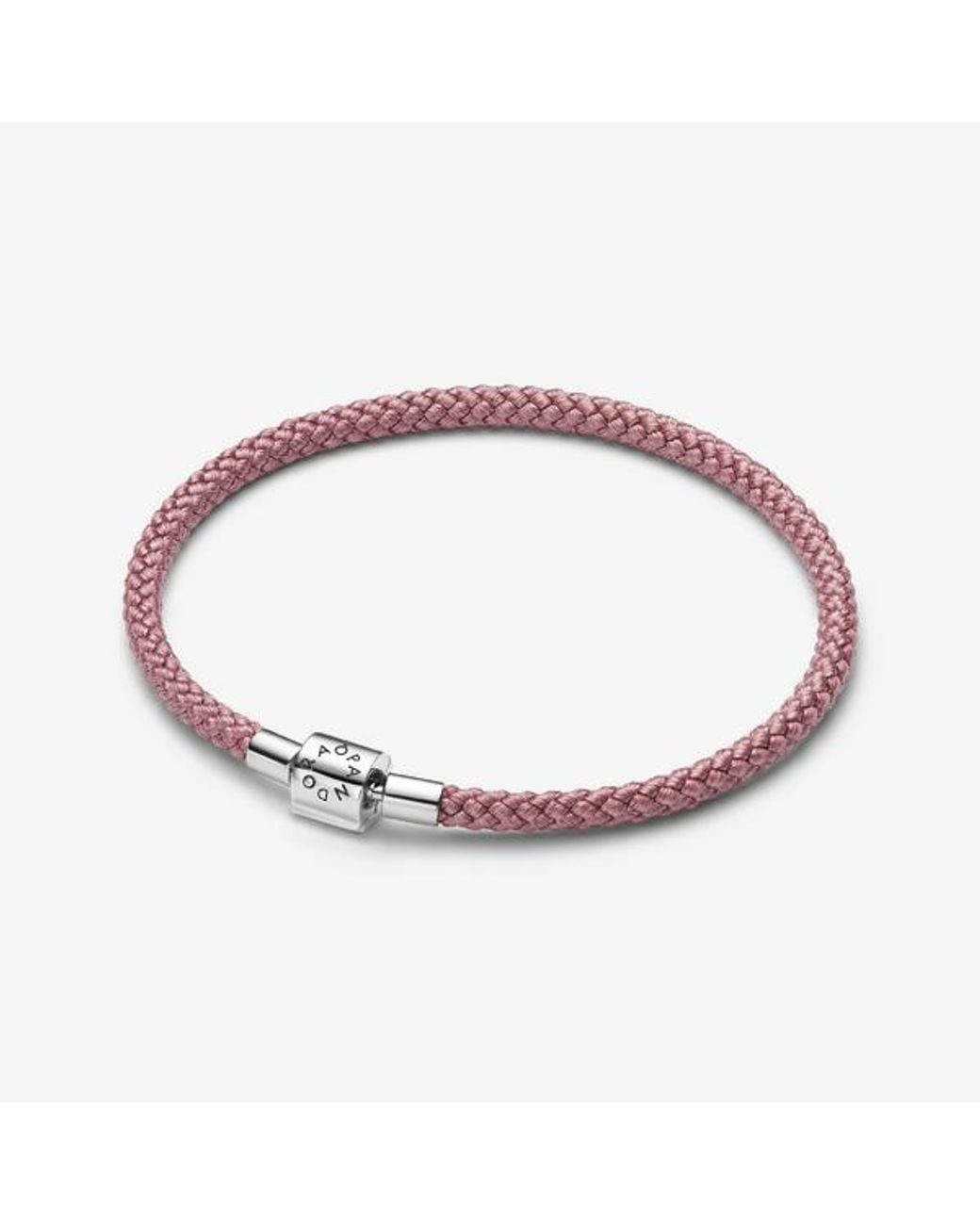 Pandora Pink Shimmering Cord Bracelet