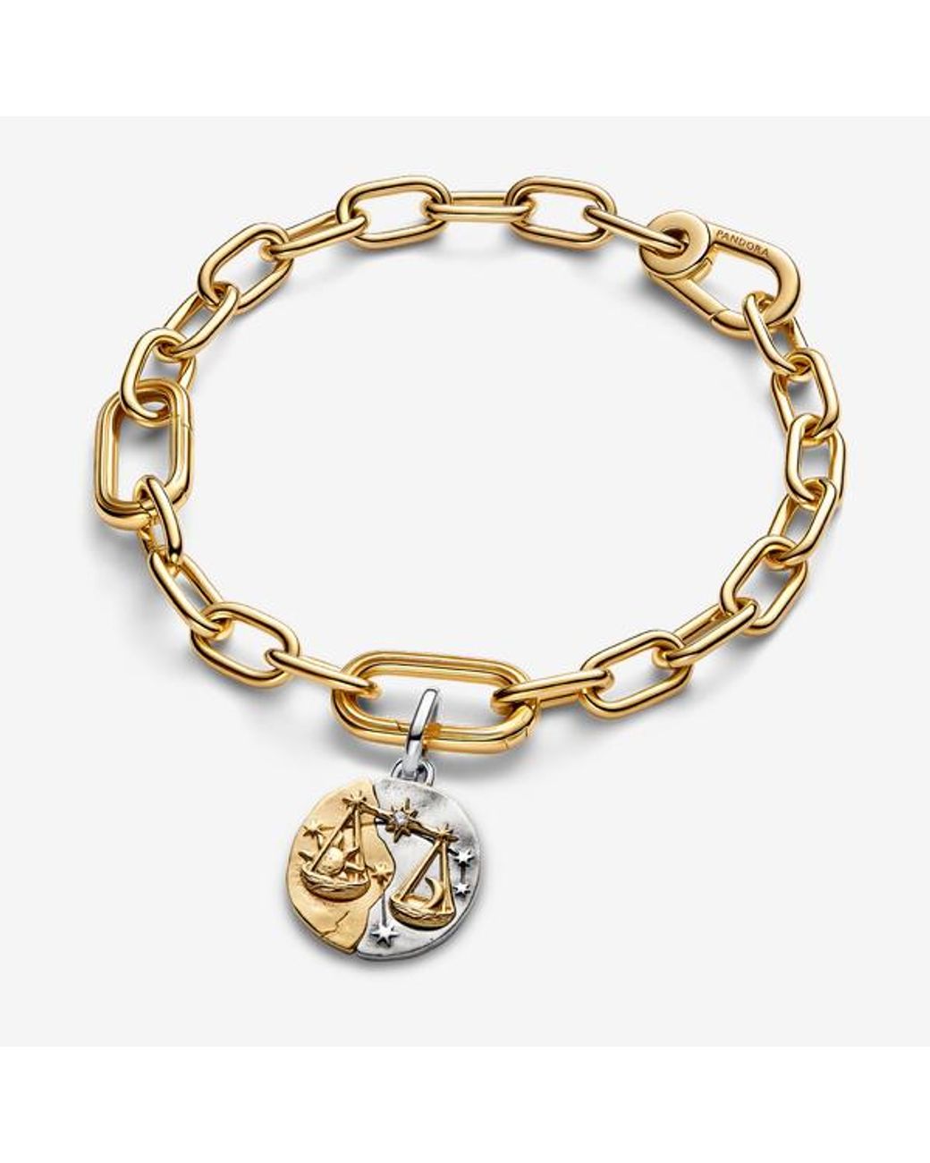 Pandora Metallic Libra Zodiac Medallion Charm