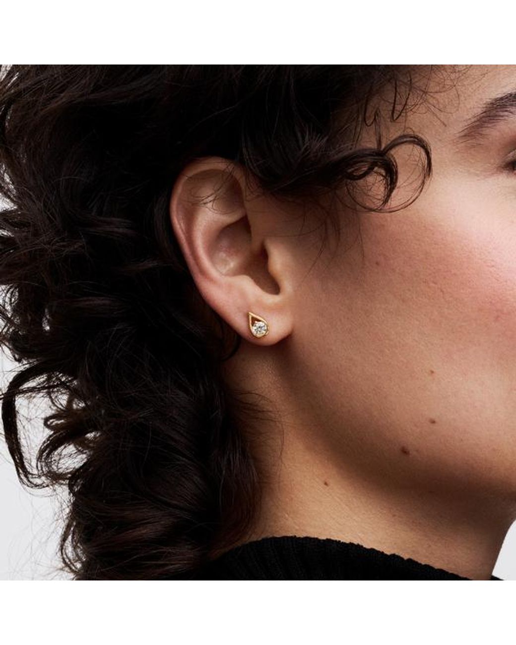 Pandora Metallic Infinite 14K Lab-Grown Diamond Earrings