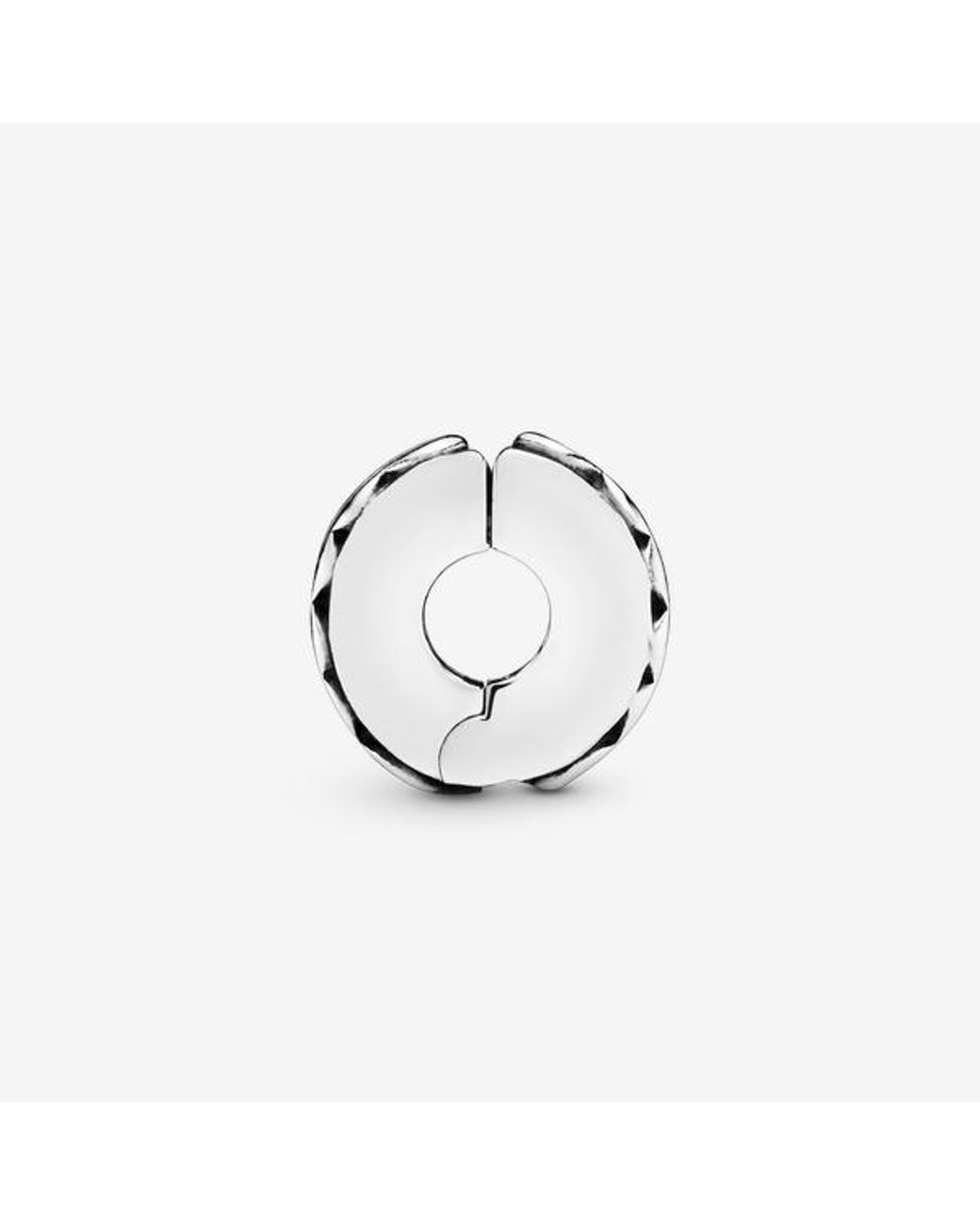 Pandora White Band Of Hearts Clip Charm