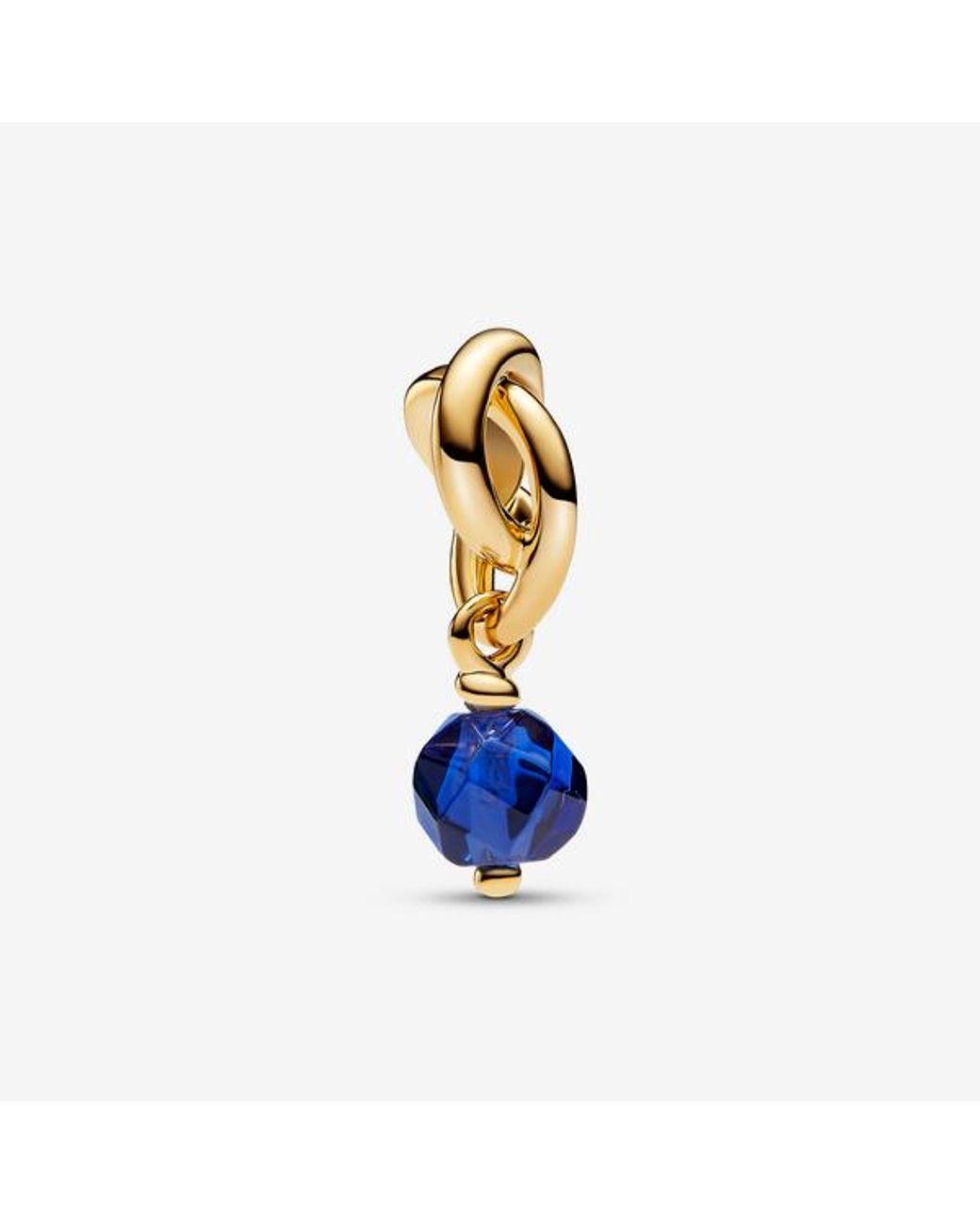 Pandora Blue September Birthstone Eternity Circle Dangle Charm