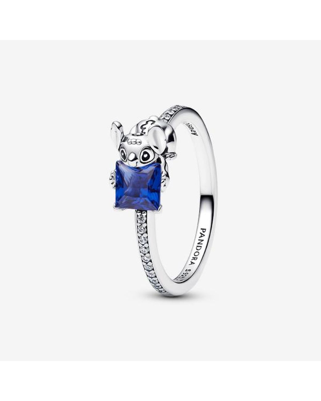 Pandora Blue Disney Stitch & Stone Ring