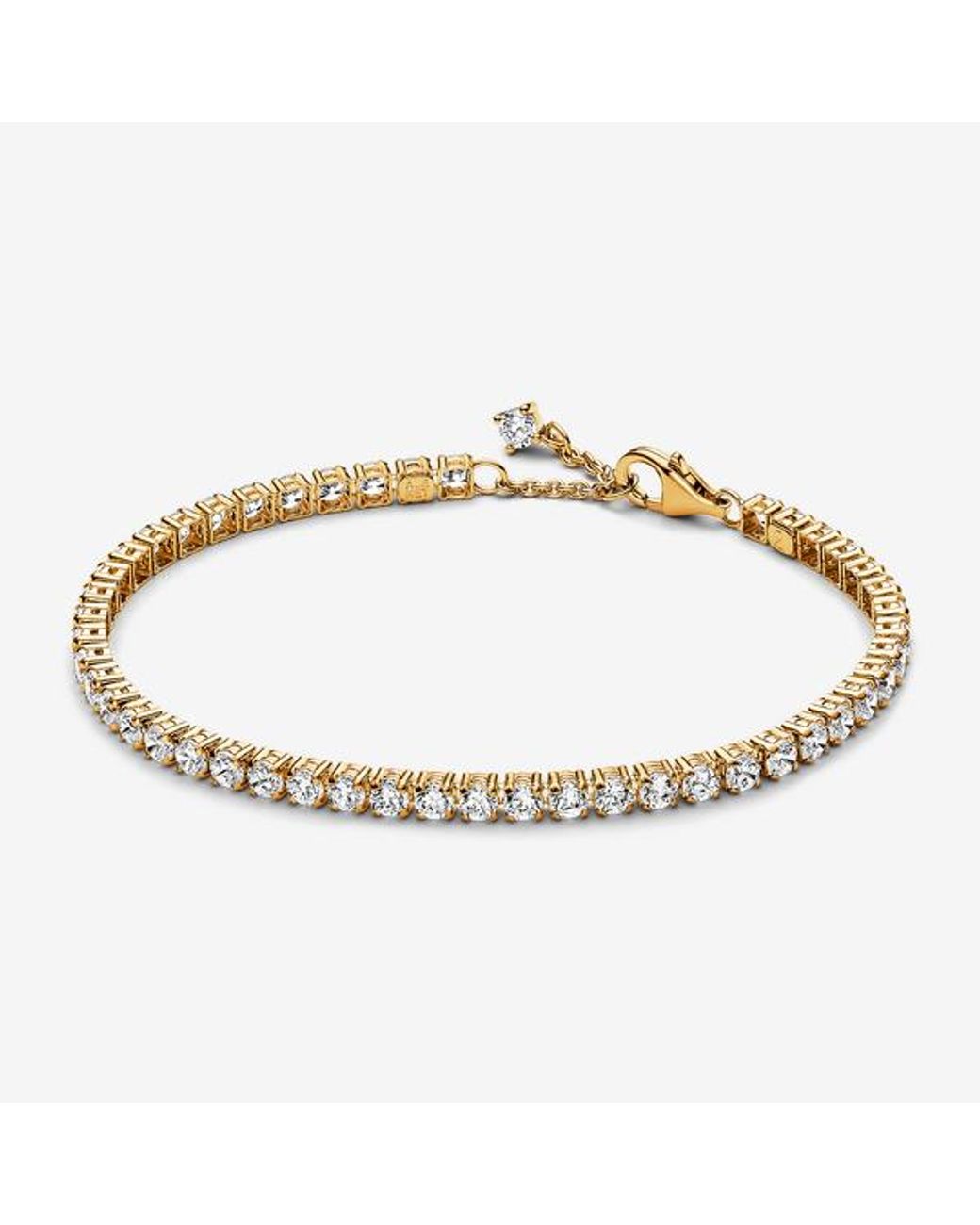 Pandora Metallic Sparkling Tennis Bracelet