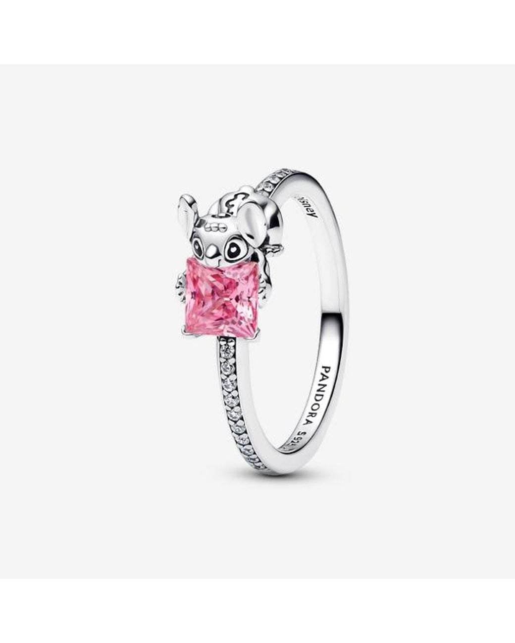 Pandora Pink Disney Stitch & Stone Ring