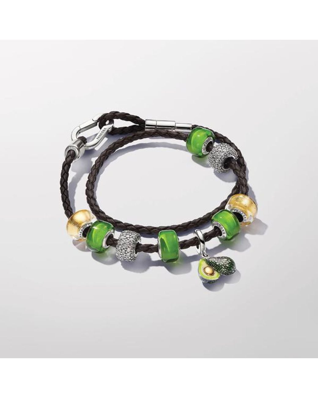 Pandora Green Mini Murano Glass Charm