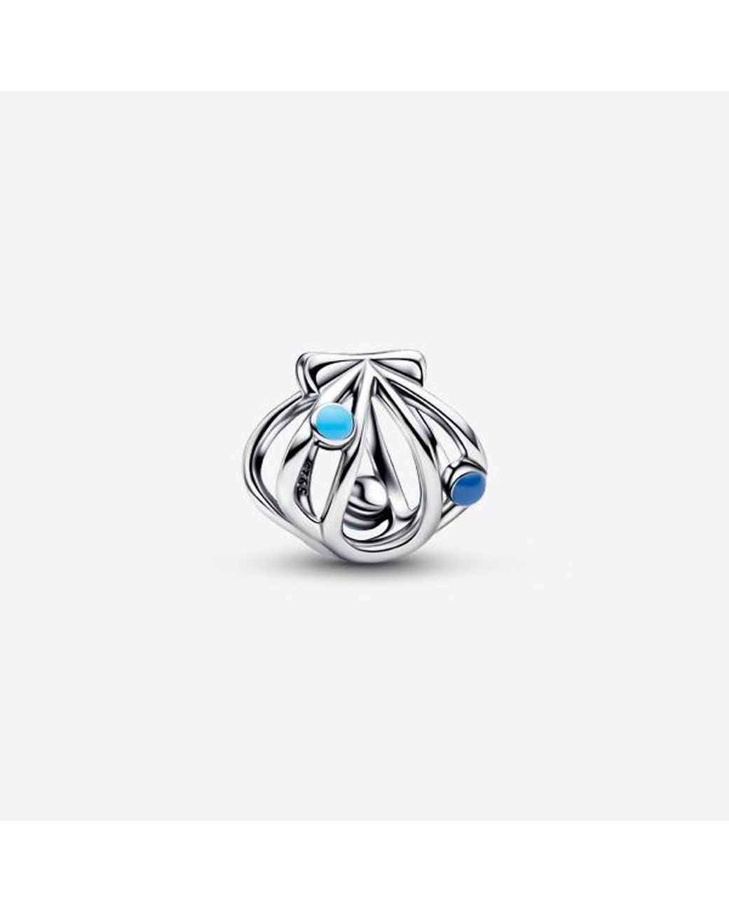 Pandora Blue Openwork Shell Charm