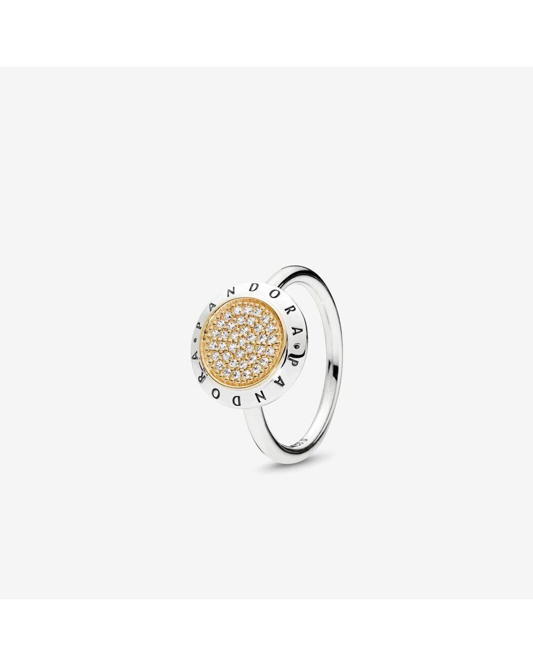 Pandora signature ring two hotsell tone