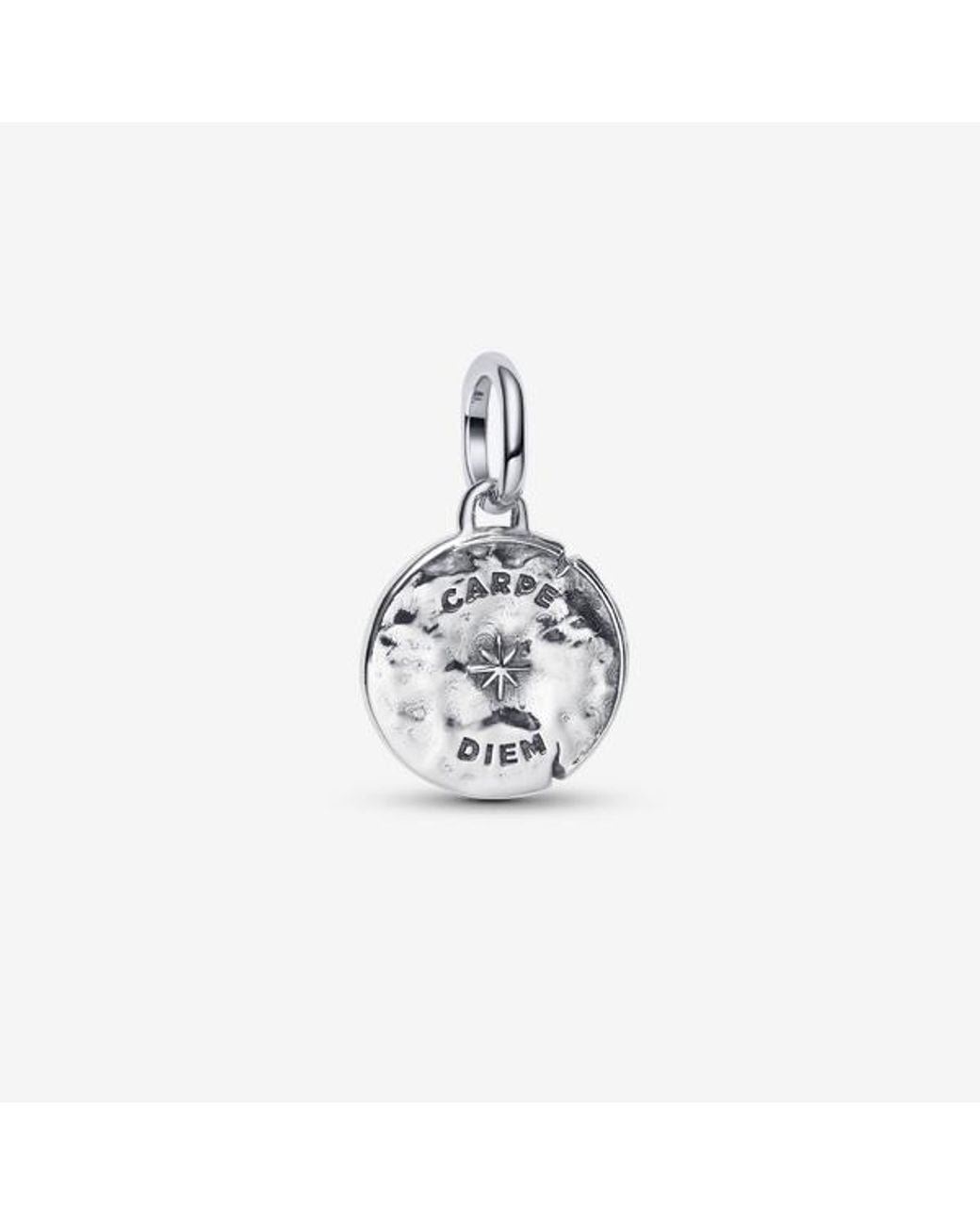 Pandora White Skull Medallion Charm