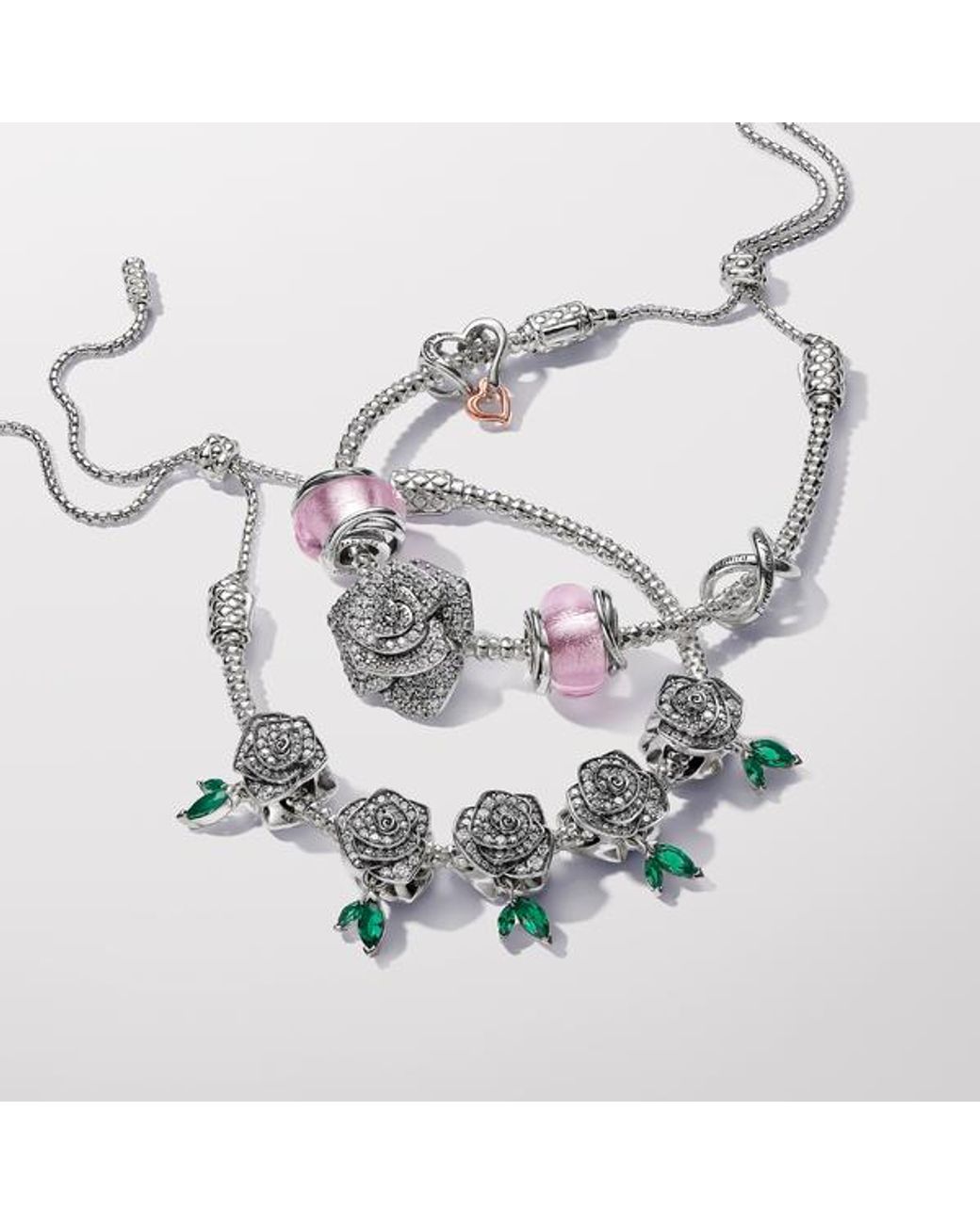 Pandora White Forever & Always Infinity Charm