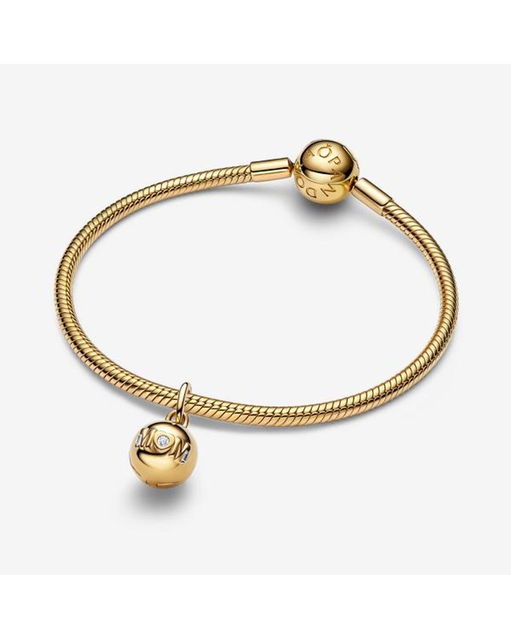 Pandora Metallic Mum Ball Clasp Charm