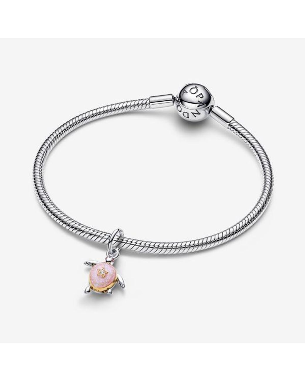 Pandora Pink 2026 Sea Turtle Lab-Grown Diamond Dangle Charm