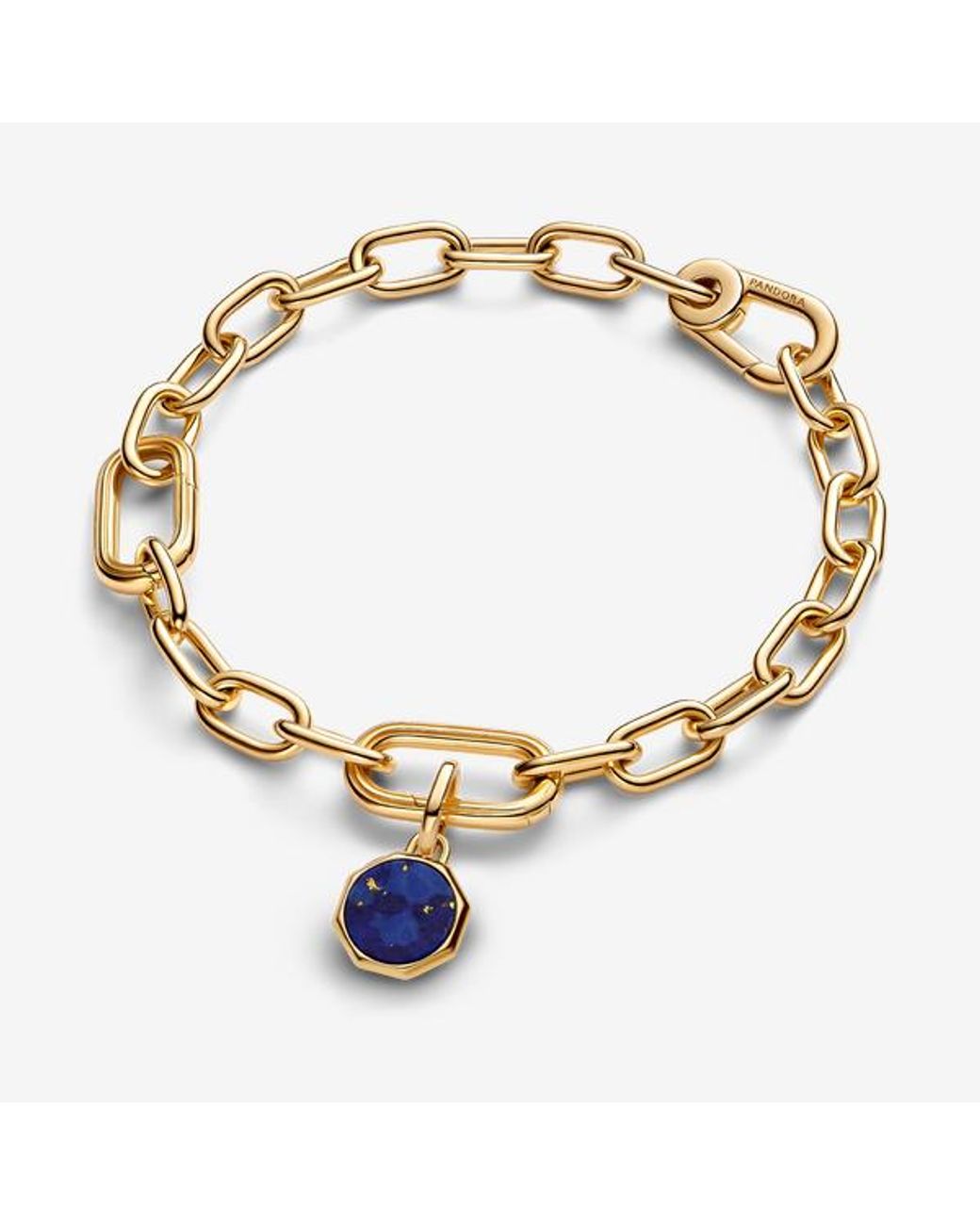 Pandora Blue Engravable Mini Medallion Charm
