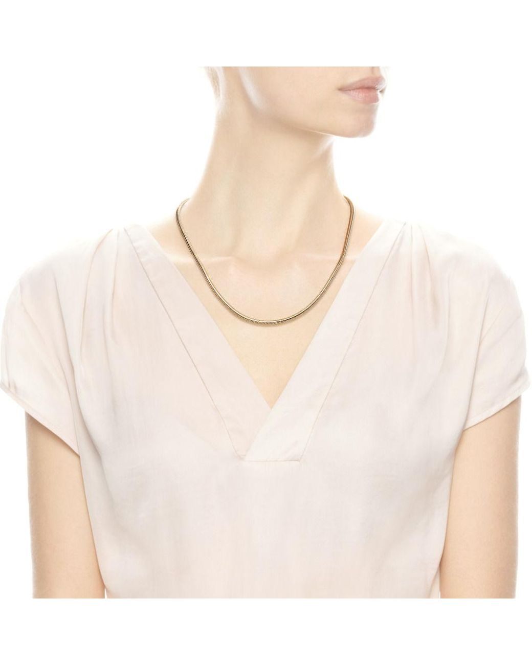 PANDORA 14k Gold Charm Necklace in 