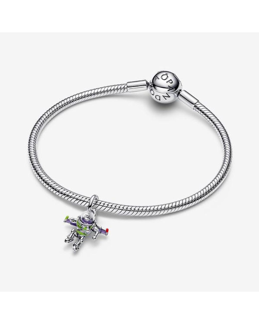 Pandora White Disney Pixar Buzz Lightyear Dangle Charm