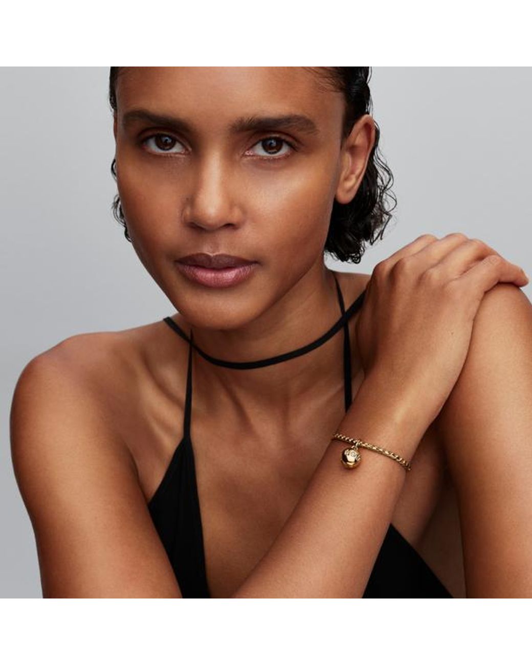 Pandora Metallic Mum Ball Clasp Charm