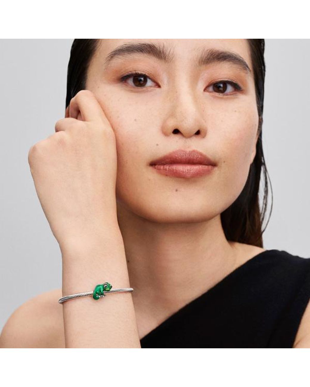Pandora Green Disney Tangled Pascal Colour-Changing Charm
