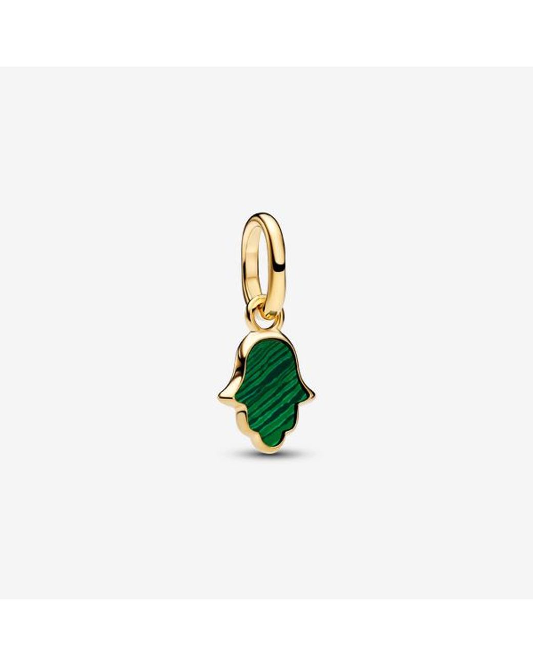 Pandora Green Hamsa Hand Mini Dangle Charm