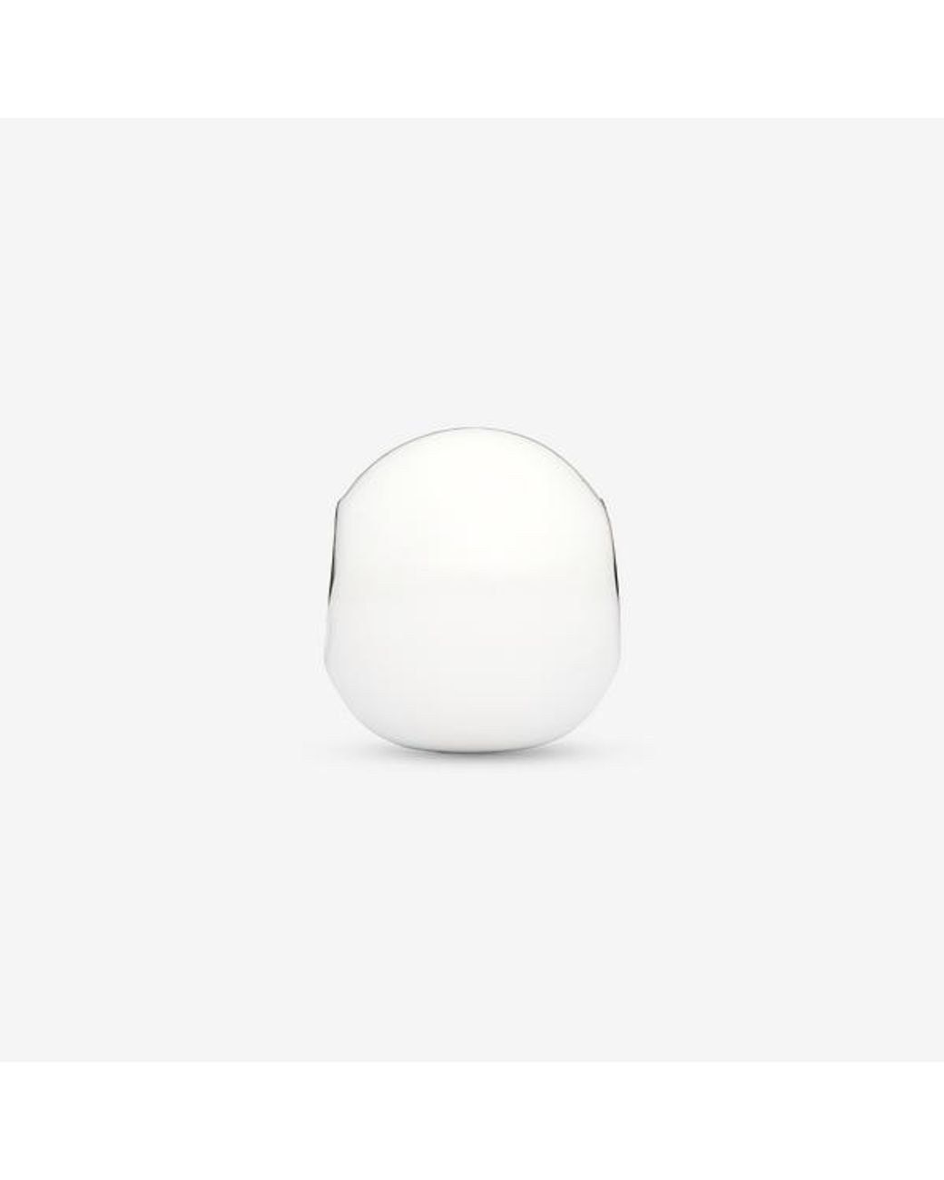 Pandora White Glow-In-The-Dark Sparkling Skull Charm