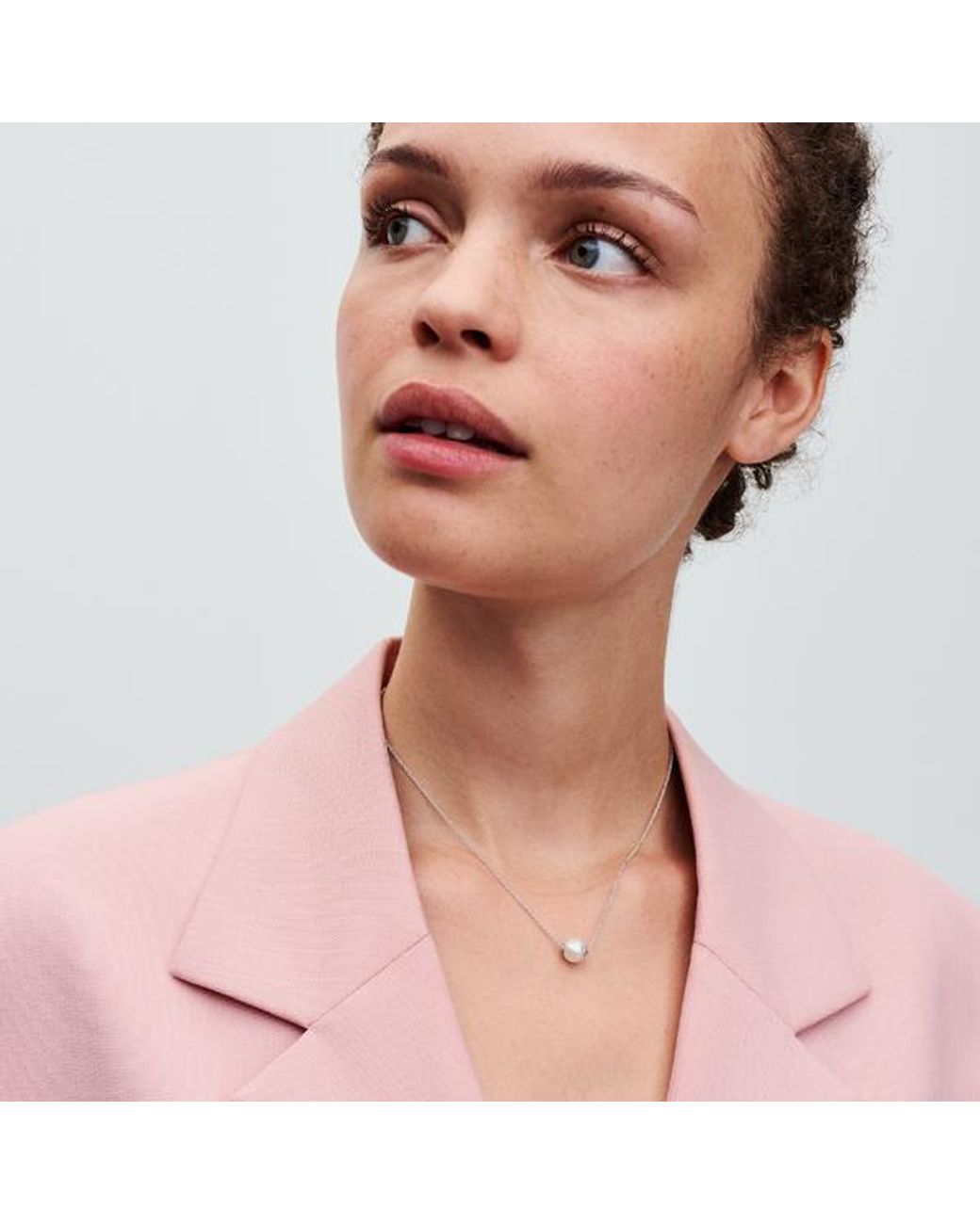 Pandora Metallic Treated Freshwater Cultured Pearl Collier Necklace