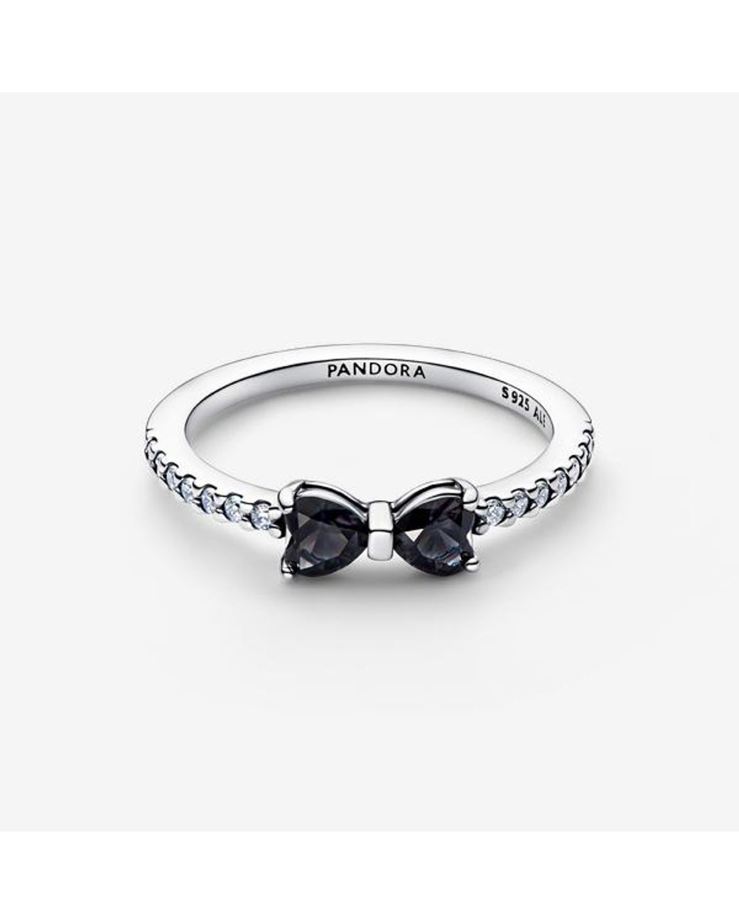 Pandora Metallic Sparkling Bow Ring